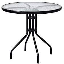 Round Metal Outdoor Dining Table