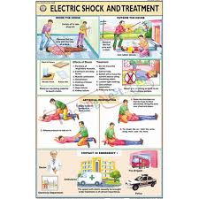 Electric Shock And Treatment Chart 50x75cm