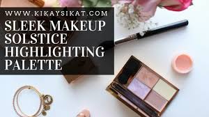 sleek makeup solstice highlighting