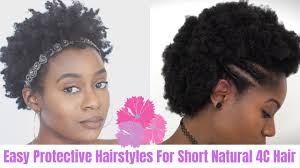 However, the natural dryness and brittleness of kinky hair is the other side of the medal that needs special care. Easy Protective Hairstyles For Short Natural 4c Hair Youtube