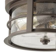 2 light 11 8 in oil rubbed bronze flush mount light