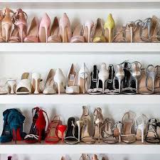 Glass Shoe Shelves Design Ideas