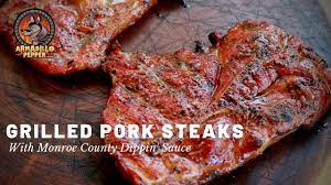 monroe county pork steak recipe