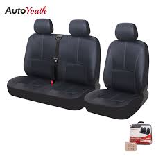 2 Van Seat Covers Pu Leather For Vivaro