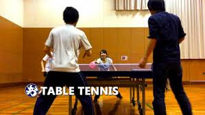 table tennis in osaka with locals