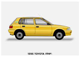poster toyota tazz a4 a3 a2 sizes