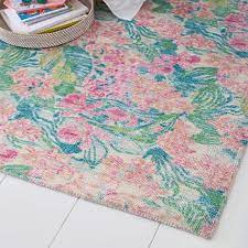 lilly pulitzer orchid rug pottery