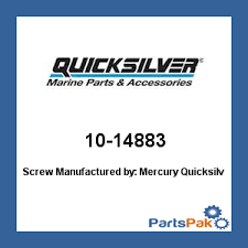 Mercury - Mercruiser 10-14883 Mercury Quicksilver 10-14883 Screw- -  Walmart.com - Walmart.com