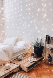 bedroom string lights decor ideas