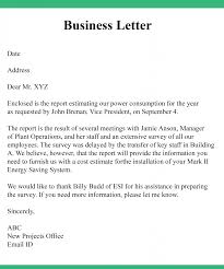 Formal Business Letter Sample Business Letter