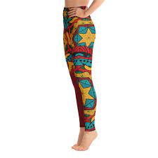 artistic mandala design yoga pants leggings