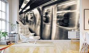 New York Subway Black And White