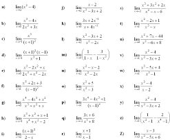 Math Exercises Math Problems Limit Of A Function
