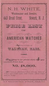 American Waltham Watch Co Material Catalogs And Advertising