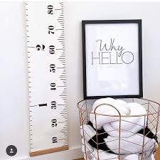 Ins Height Ruler Wall Sticker Scale Chart Measure Kids Room