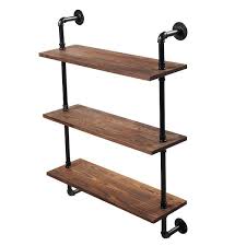 Tatahance 31 5 In Brown Wood 3 Shelf