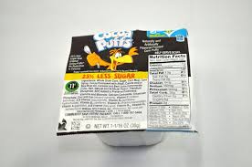cocoa puffs 25 less sugar cereal made