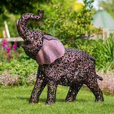 Creekwood Bronze Elephant Garden