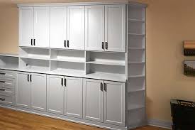 Spare Bedroom Wall Unit With Corner Shelves