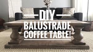 A square coffee table often becomes the focal point as it helps you to arrange necessary things like magazines, newspapers, etc., along with serving its sole purpose. Diy Balustrade Coffee Table Youtube
