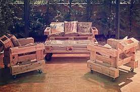 how to make garden furniture from