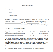 Printable Sample 30 Day Eviction Notice Form In 2019
