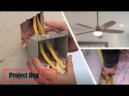 ceiling fan installation and circuitry