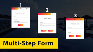 using html css js create form