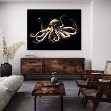 Octopus 3 Canvas Wall Art Decor
