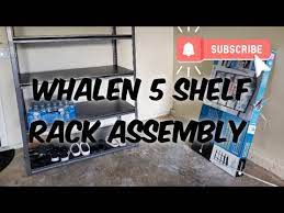 how to emble a whalen 5 shelf rack