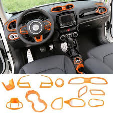 For Jeep Renegade 2016 Orange Interior