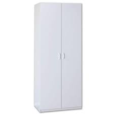 white laminate storage cabinet
