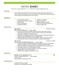 Free Resume Templates   Cv Format For Teachers Freshers Download    