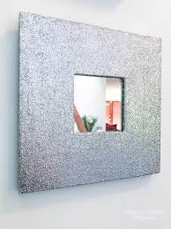 Glitter Framed Mirror Makeover Hazel