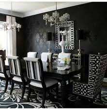 black dining room decor ideas