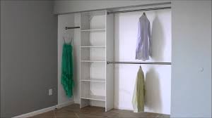 Expandle to fit a variety of spaces. What Is The Standard Double Closet Rod Height Youtube