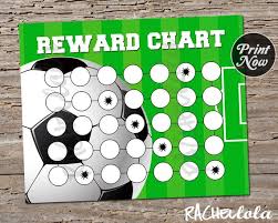 Soccer Sports Reward Chart For Kids Printable Instant Digital Download Toddler Potty Training Chart Children Sticker Behavior Chore Chart
