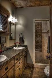 Brown Tile Bathroom