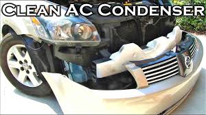 how to clean car s ac condenser you