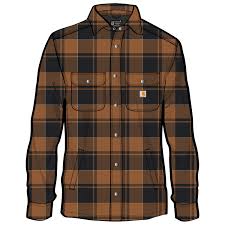 carhartt flannel sherpa lined shirt