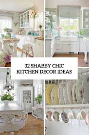 Shabby chic kitchen cabinets & cupboards. 32 Sweet Shabby Chic Kitchen Decor Ideas To Try Shelterness