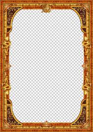 frame gold border clic border png