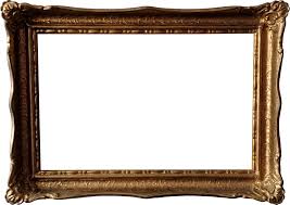 gold picture frame png transpa