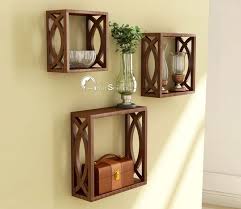 Buy Wooden Wall Shelves In India