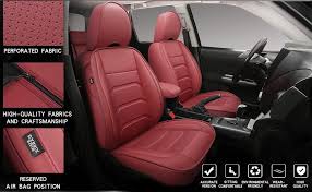 Faux Leather Custom Car Seat Covers