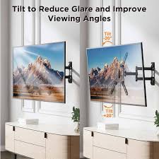 full motion dual arm tv wall mount