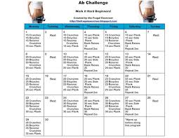The 30 Day Ab Challenge For Beginners The Frugal Exerciser