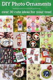 diy photo ornaments to decorate the