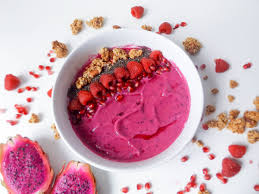 pitaya smoothie bowl figs flour