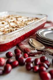 cranberry jello salad with cream cheese